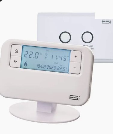 ESi wireless programmable thermostat with receiver